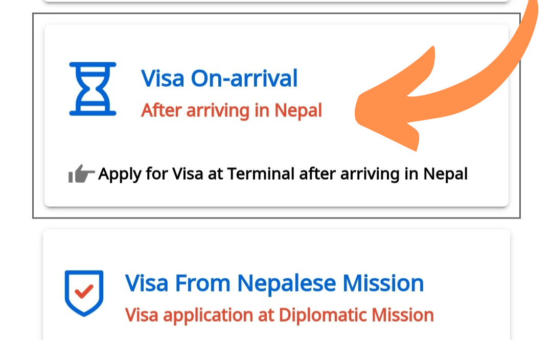 Виза в Непал по прибытию: оформление онлайн